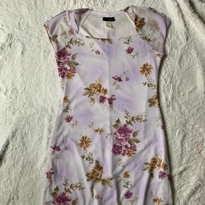Light Purple Floral Dress